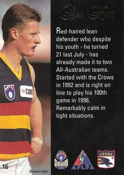 1995 Select AFL Sensation #16 Ben Hart Back
